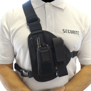 Housse radio portee poitrine épaule compatible acropol