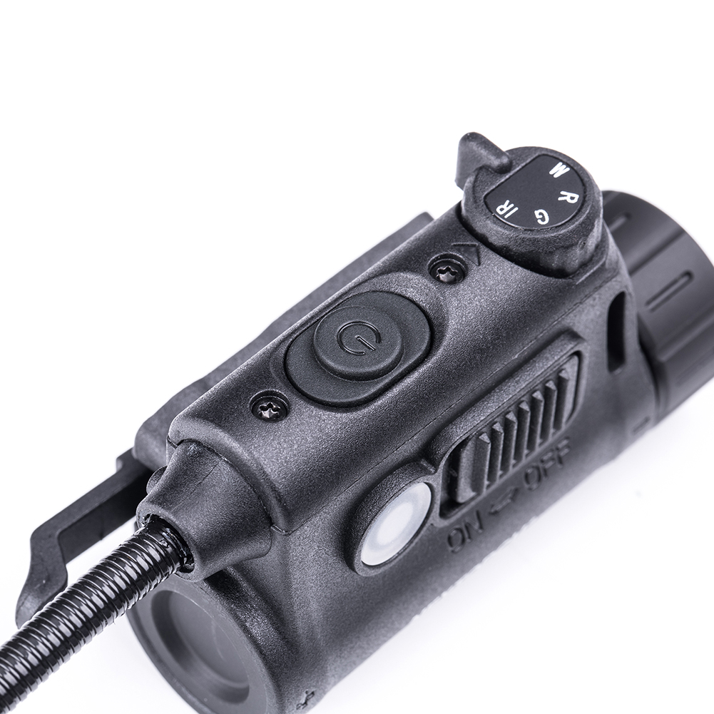 Lampe de casque rechargeable RSTAR - éclairage blanc, rouge et vert + infrarouge - 80 lumens