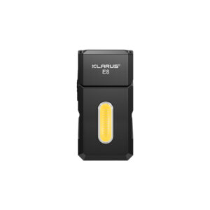 Lampe rechargeable à triple source de lumière E8 - 1000 lumens - noir