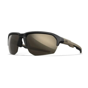 Lunettes de protection balistique Jakl noir / tan verres Captivate™ tungsten mirror