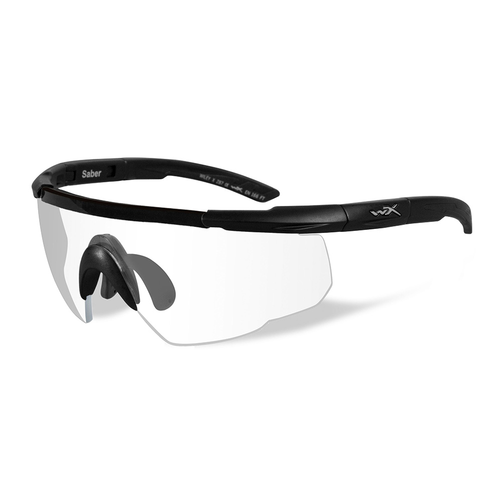 Lunettes de protection balistique Saber Advanced noir écrans fumé/incolore/orange