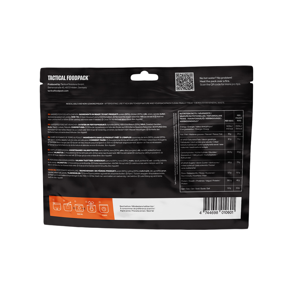Maxi ration de survie - Poulet et purée de pommes de terre