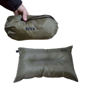 Oreiller auto gonflable vert