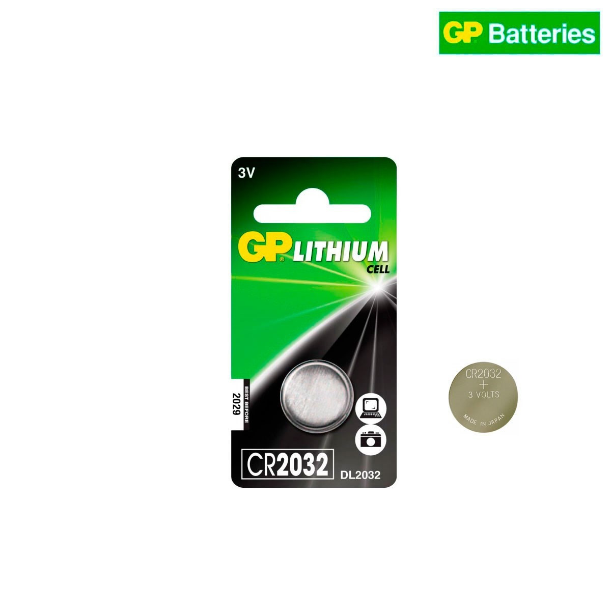 Pile bouton lithium CR2032