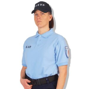 Polo ASVP Ciel Manches Courtes