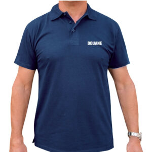 Polo Marine manches courtes imprimé Douane