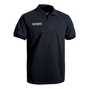 Polo SÉCU-ONE Sécurité noir