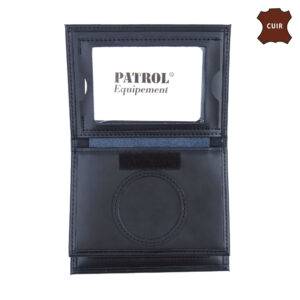 Porte-cartes cuir 3 volets