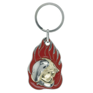 Porte-cles métal SP flamme