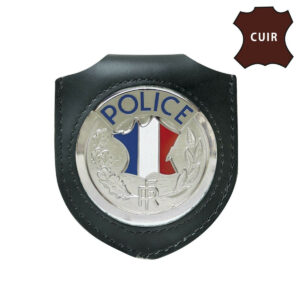 Porte médaille cuir de ceinturon