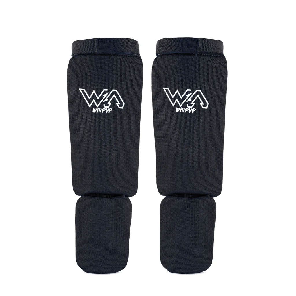Protège Pieds / Tibias Noir Flama Coton (Paire)