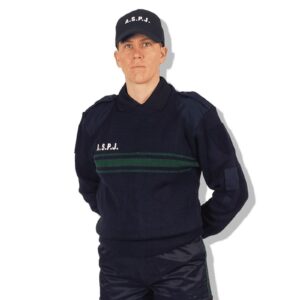 Pull col rond avec renforts