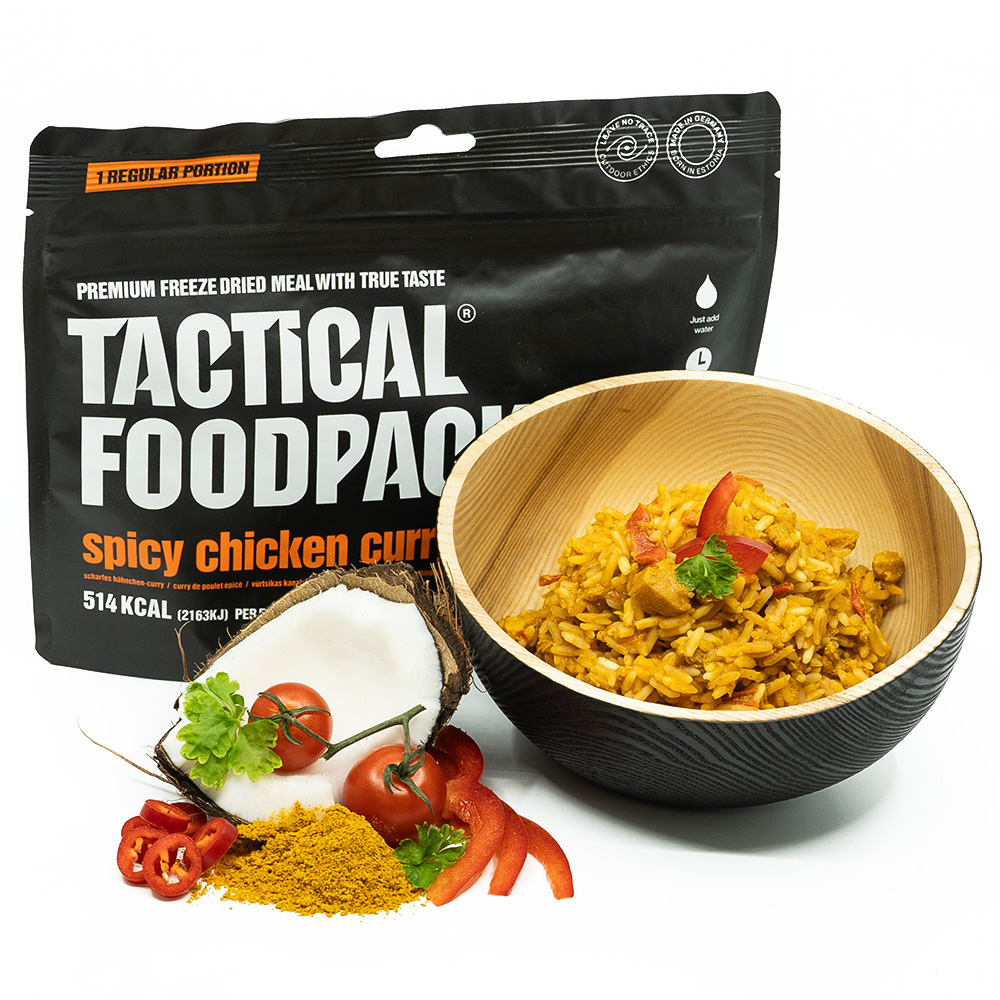 Ration de survie - Poulet épicé au curry
