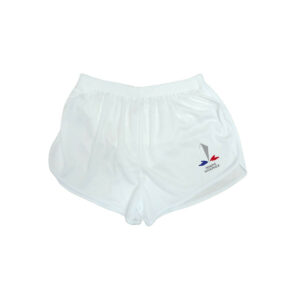 Short Cooldry blanc imprimé logo Marine Nationale