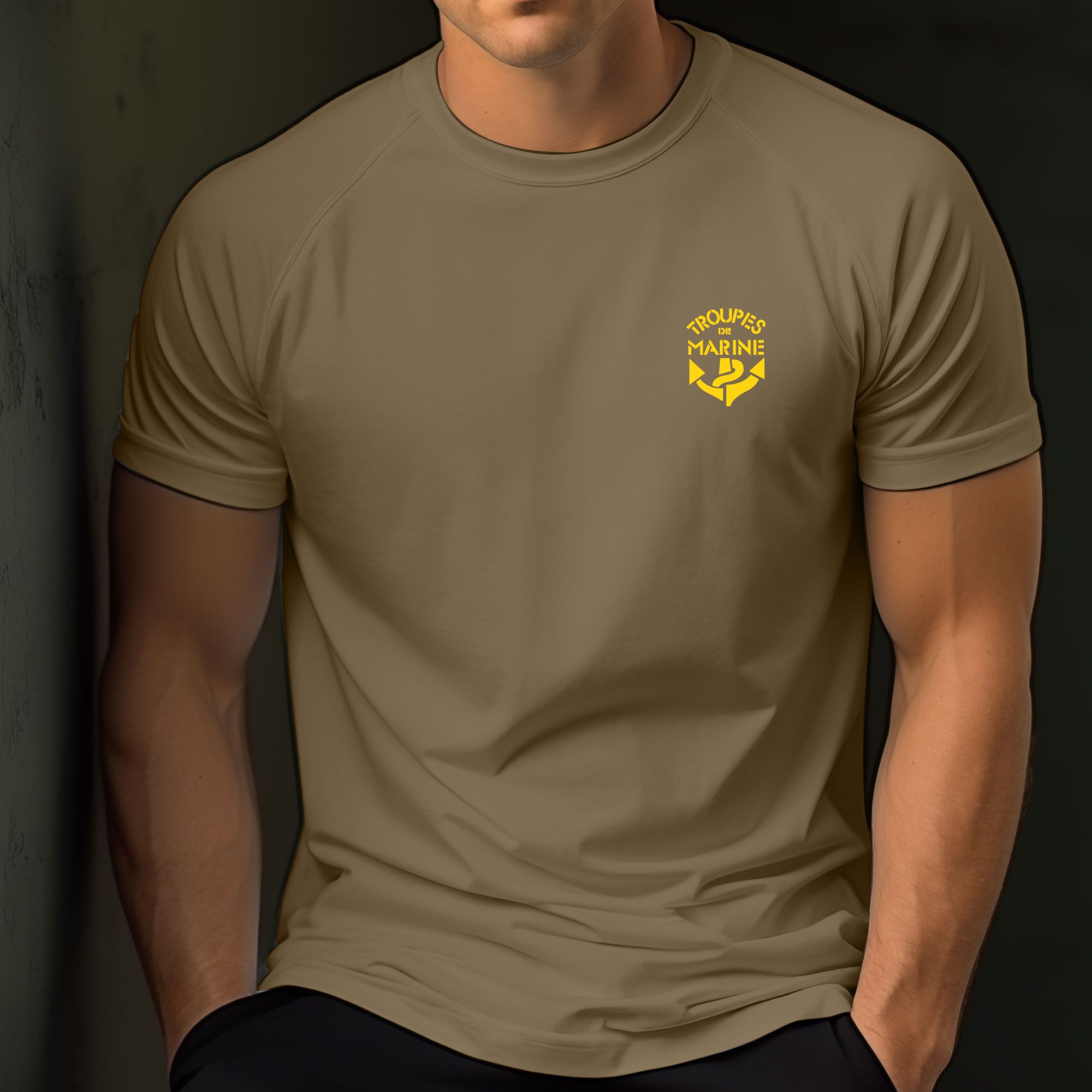 Tee shirt félin coyote coton sérigraphie TDM