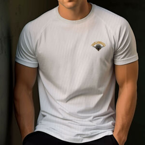 Tee shirt félin polyester mesh brodé para