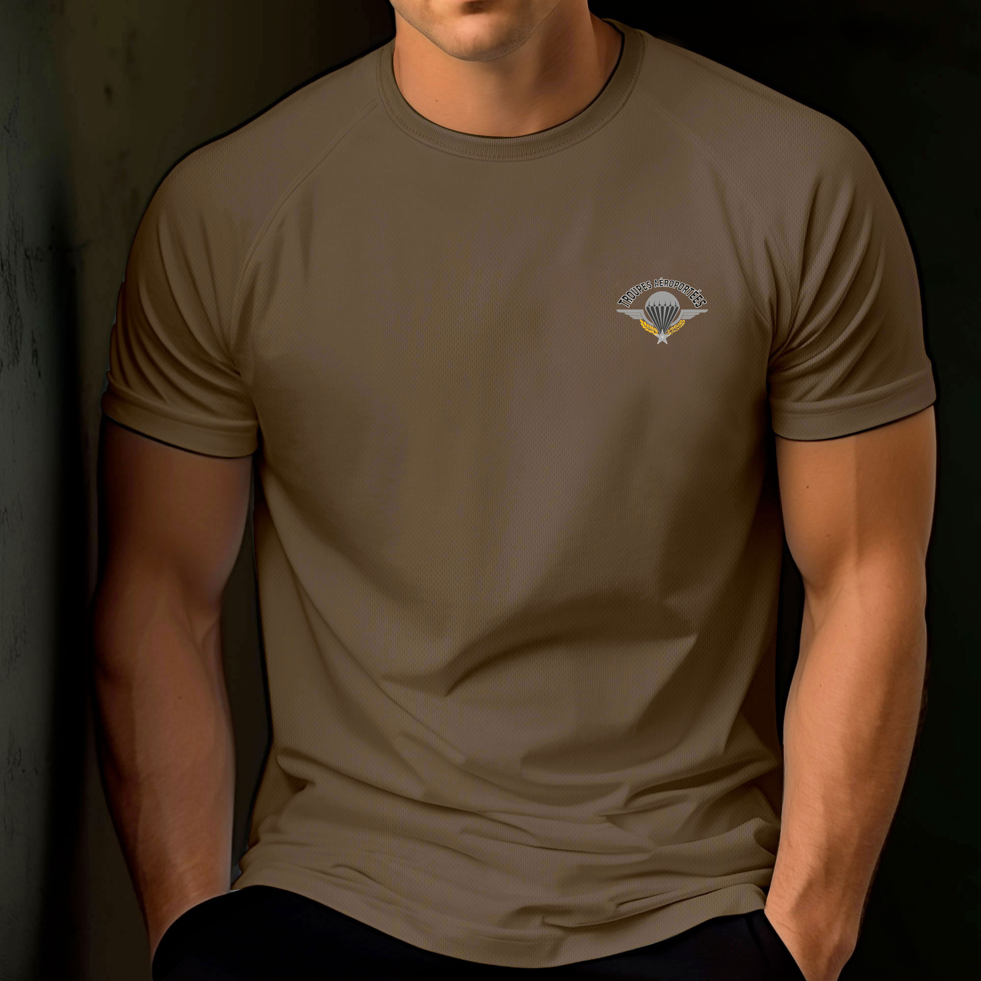Tee shirt félin polyester mesh sérigraphie para