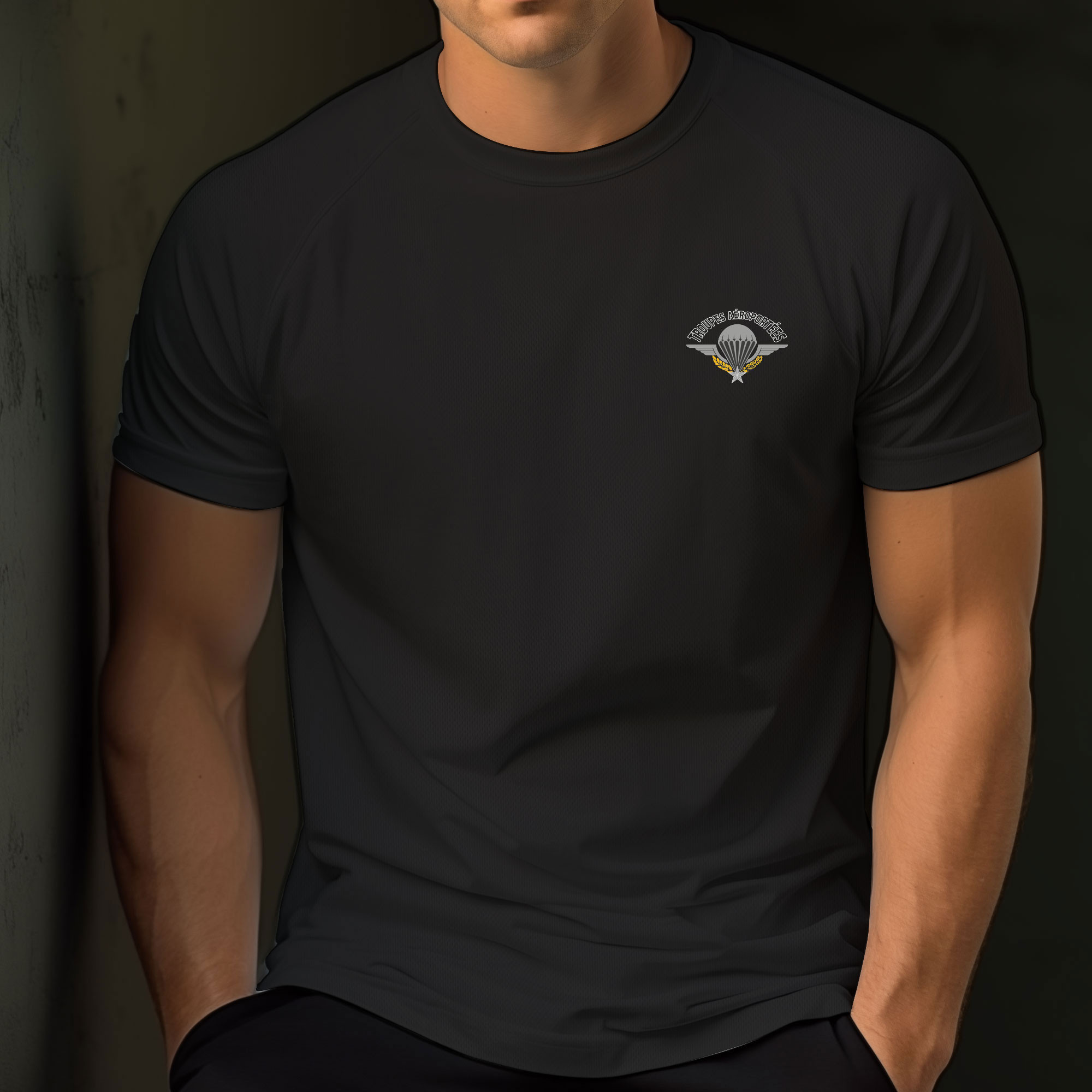 Tee shirt félin polyester mesh sérigraphie para