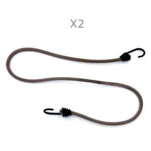 Tendeurs brun terre de France set de 2 pcs