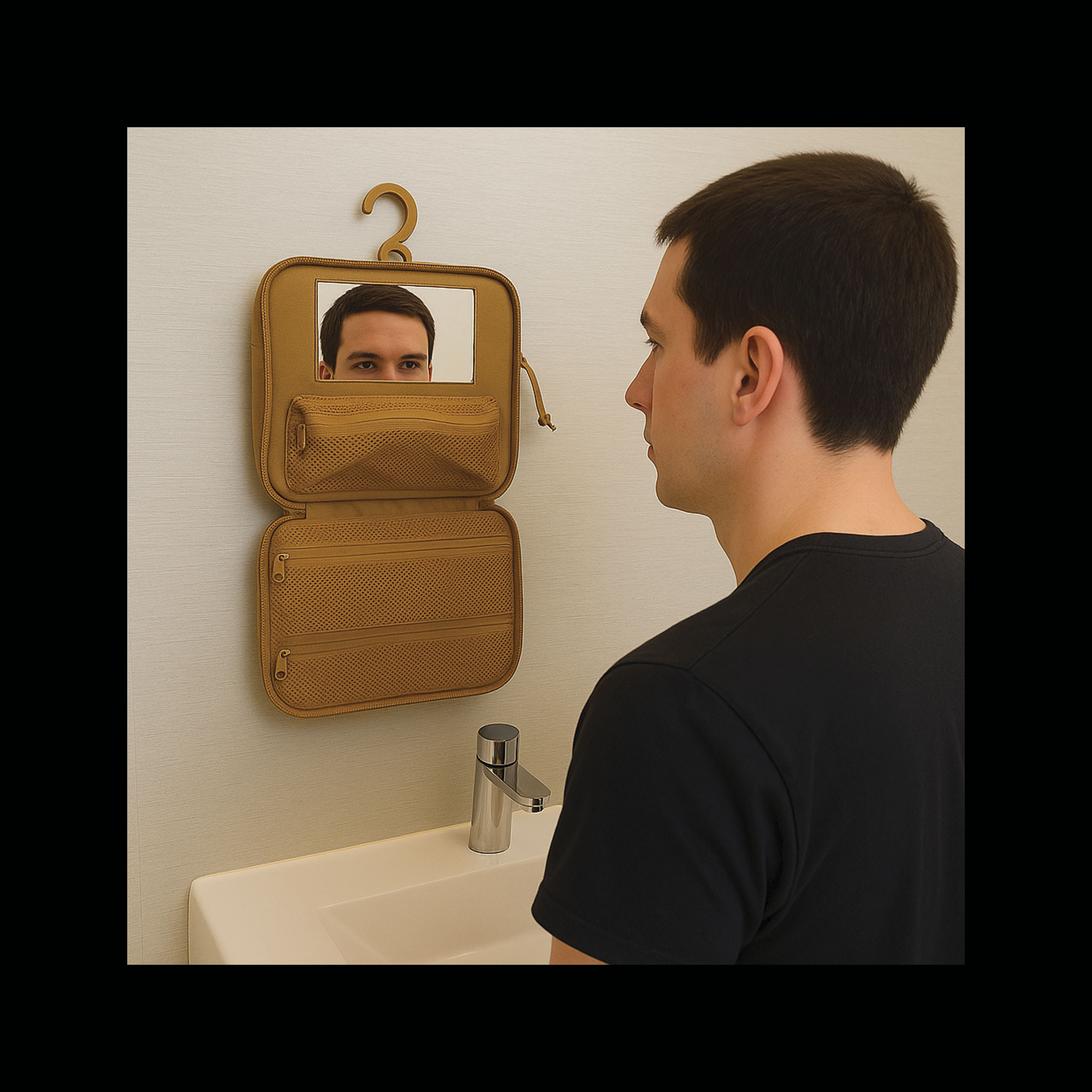 Trousse de toilette coyote