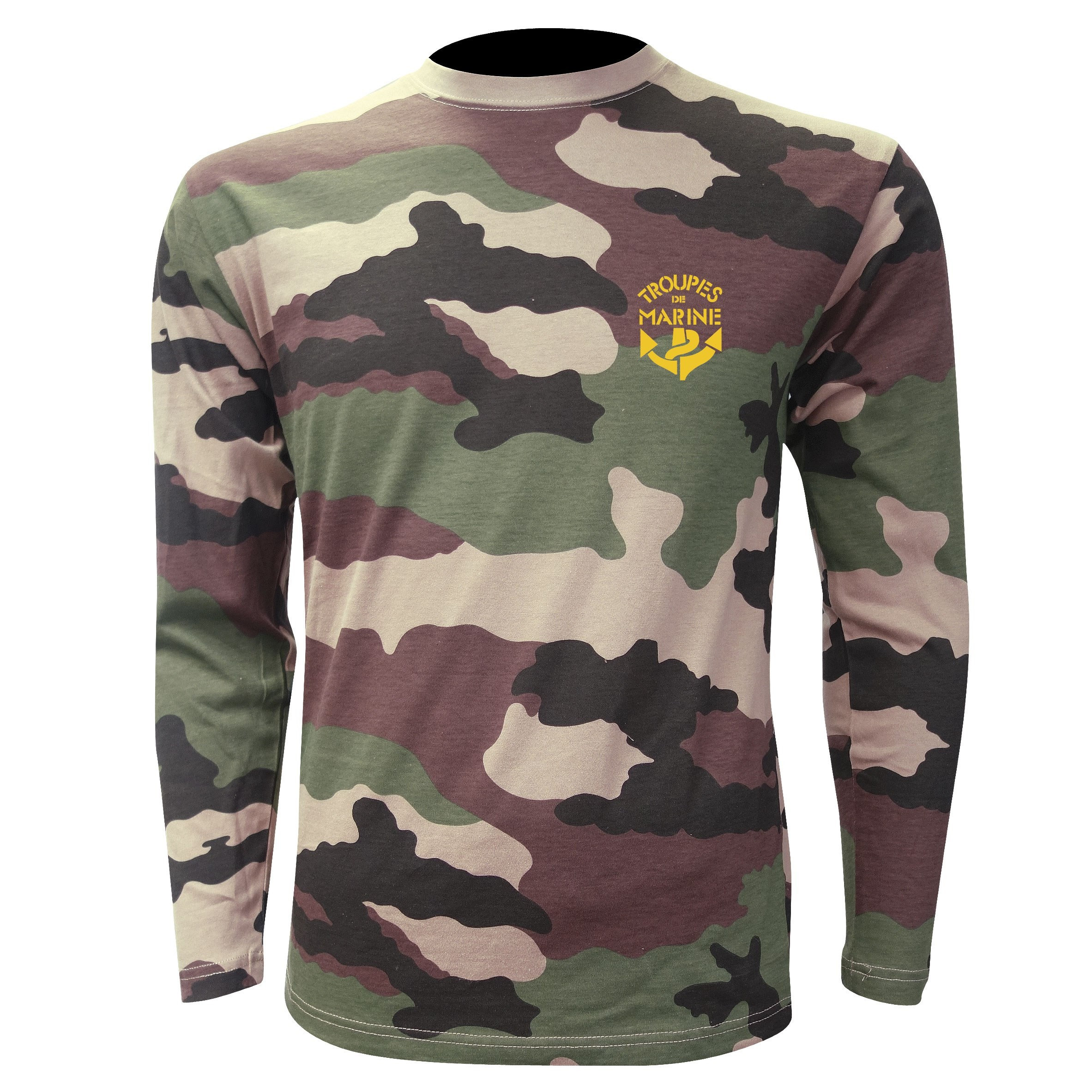 Tshirt cam manches longues sérigraphie