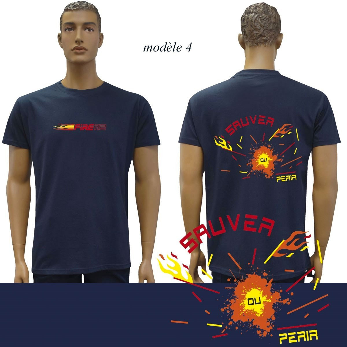 Tshirt Sapeur Pompier : 20 modèles