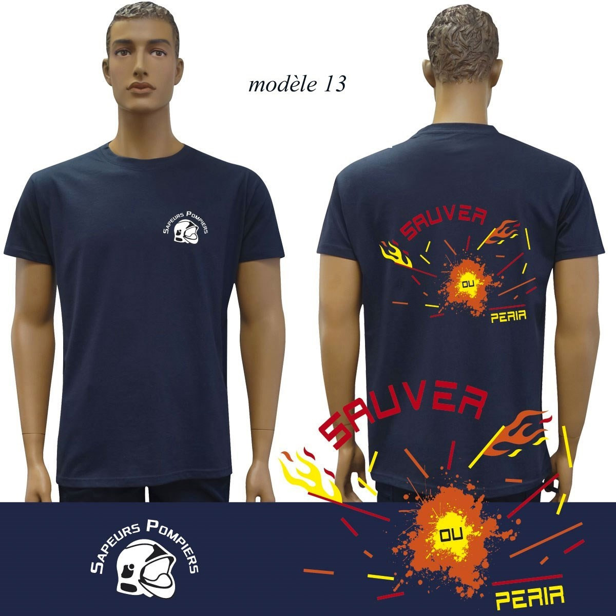 Tshirt Sapeur Pompier : 20 modèles