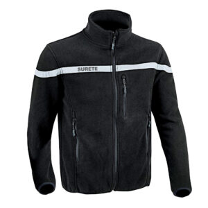 Veste Polaire SÉCU-ONE Sûreté noir