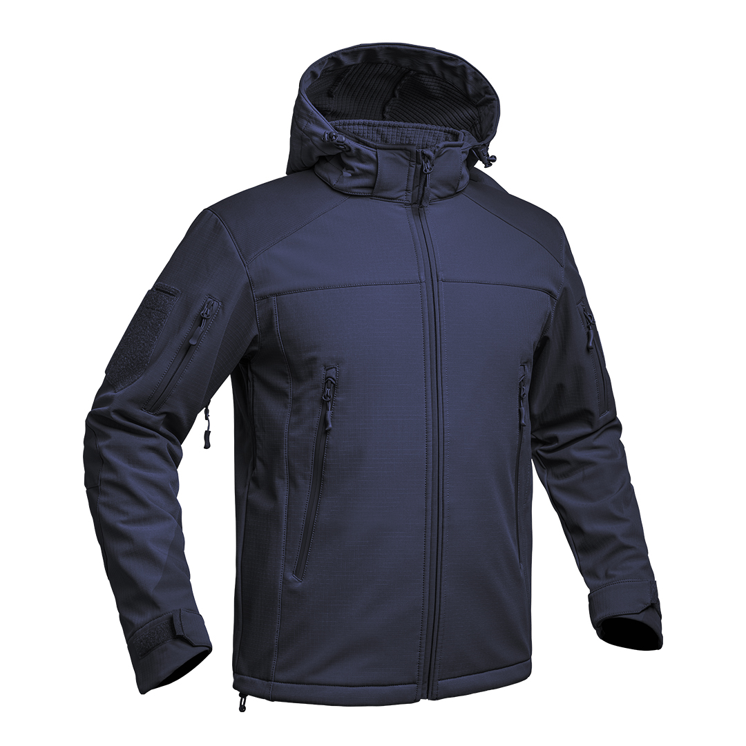 Veste Softshell V2 FIGHTER bleu marine